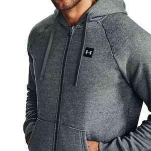 Men's Under Armour Rival Fleece Full Zip Hoodie Training Casual Hoody UA 1357111